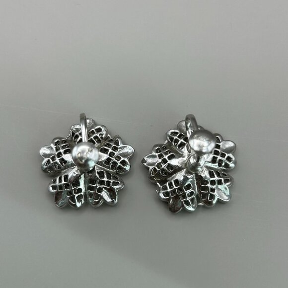 Vintage West Germany Jewelry Lot, 5 Clip-on Earrings - Picture 3 of 12